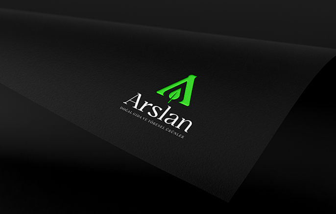 Arslan firması  logo tasarım çalışması.