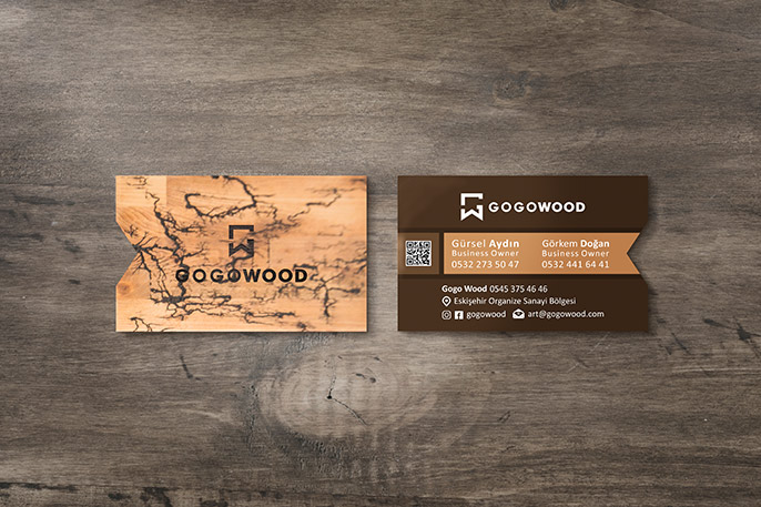 Gogowood Firması  Kartvizit Tasarımı