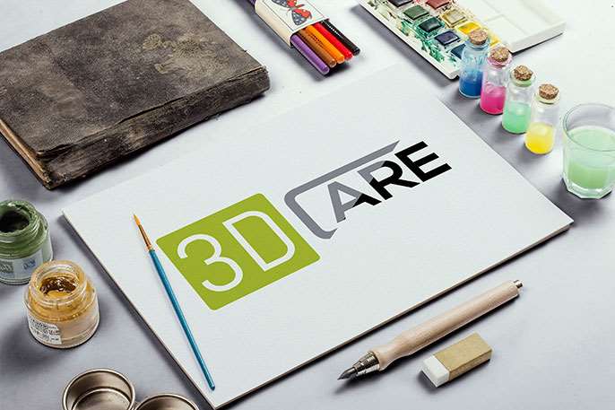 3D Car Care  Logo Tasarımı